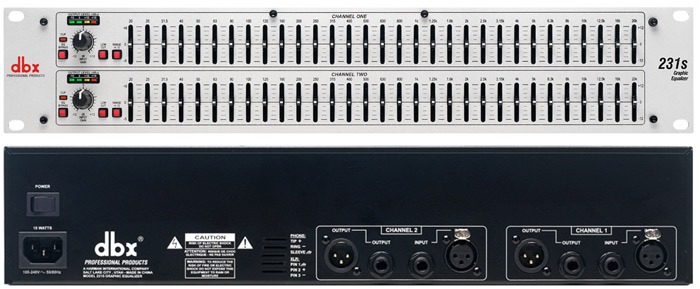 DBX 231sv Dual 31 Band Graphic Equalizer