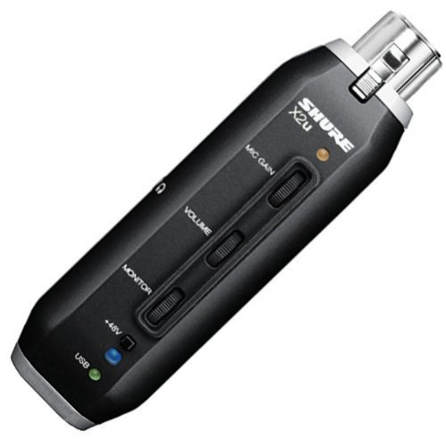 Shure X2u XLR-to-USB Microphone Adapter
