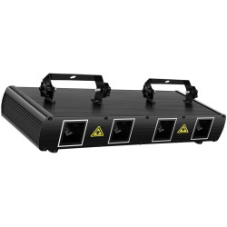 Platinum  4 Beam RGBY Laser Light with DMX Control Platinum  4 Beam RGBY Laser Light with DMX Control