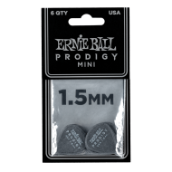 Ernie Ball 1.5MM BLACK MINI PRODIGY PICKS 6-PACK Ernie Ball 1.5MM BLACK MINI PRODIGY PICKS 6-PACK