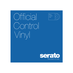 Serato Control Vinyl 7" Pair, Blue Serato Control Vinyl 7" Pair, Blue
