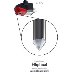 Audio-Technica AT-XP5 1/2" Mount Elliptical DJ Turntable Cartridge Audio-Technica AT-XP5 1/2" Mount Elliptical DJ Turntable Cartridge