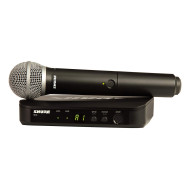 Shure BLX24/PG58 Handheld Wireless System with PG58 Vocal Microphone, H10 Shure BLX24/PG58 Handheld Wireless System with PG58 Vocal Microphone, H10