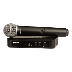 Shure BLX24/PG58 Handheld Wireless System with PG58 Vocal Microphone, H10 Shure BLX24/PG58 Handheld Wireless System with PG58 Vocal Microphone, H10