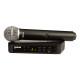 Shure BLX24/PG58 Handheld Wireless System with PG58 Vocal Microphone, H10