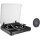 Audio-Technica AT-LP60SPBT-BK Fully Automatic Belt-Drive Wireless Turntable and Speaker System