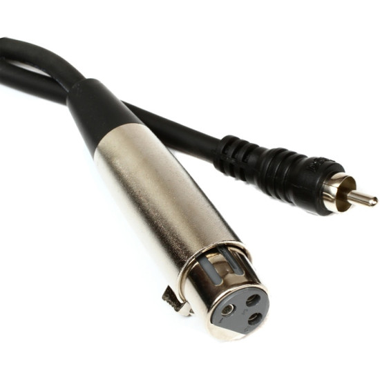 Hosa Unbalanced Interconnect, XLR3F to RCA, 5 ft