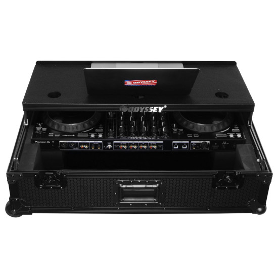 Odyssey 810240 Custom Fit DDJ-1000 Industrial Board Glide Style 2U Case Odyssey 810240 Custom Fit DDJ-1000 Industrial Board Glide Style 2U Case