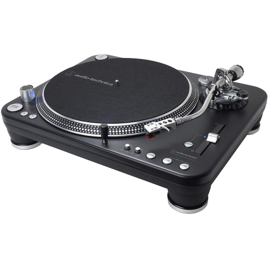 Audio-Technica AT-LP1240-USB XP Direct-Drive Professional DJ Turntable (USB & Analog), Black