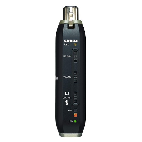Shure X2u XLR-to-USB Microphone Adapter Shure X2u XLR-to-USB Microphone Adapter