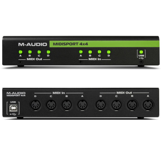 M-Audio Midisport 4X4 USB MIDI Interface