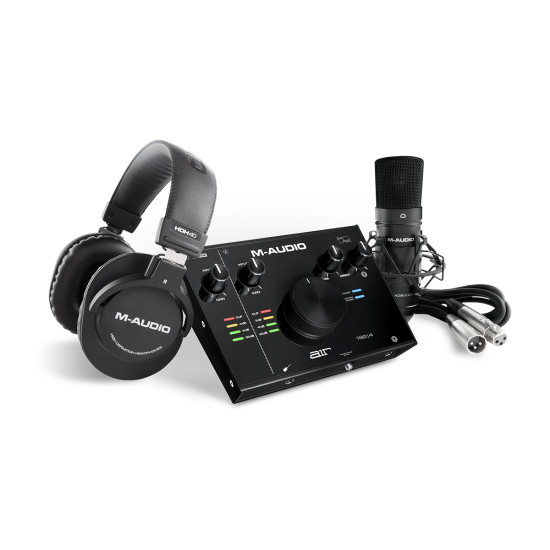 M-Audio Air 192 | 4 Vocal Studio Pro Pack with 2x2 Audio Interface, Mic, Headphones
