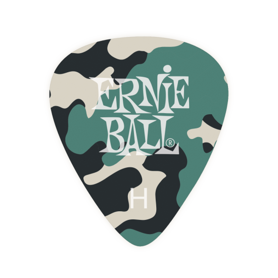 Ernie Ball CAMOUFLAGE CELLULOSE HEAVY BAG OF 12