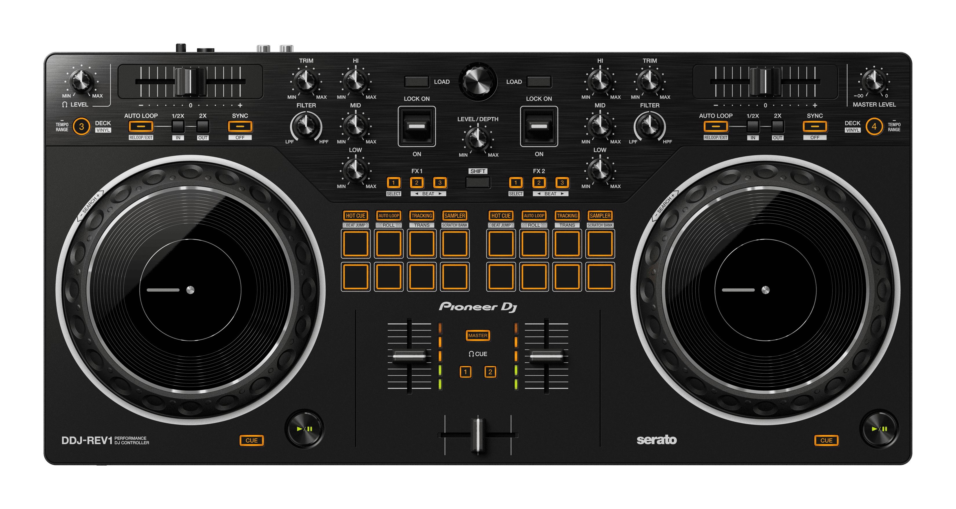 Pioneer DDJ-REV1 DJ Controller for Serato Lite