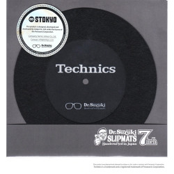 Stokyo Dr. Suzuki X Technics 7 Inch Scratch Slipmat, Single Stokyo Dr. Suzuki X Technics 7 Inch Scratch Slipmat, Single