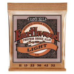 Ernie Ball EARTHWOOD EARTHWOOD LIGHT PHOSPHOR BRONZE ACOUSTIC GUITAR STRINGS - 11-52 GAUGE Ernie Ball EARTHWOOD EARTHWOOD LIGHT PHOSPHOR BRONZE ACOUSTIC GUITAR STRINGS - 11-52 GAUGE