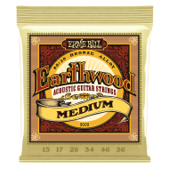 Ernie Ball EARTHWOOD MEDIUM 80/20 BRONZE ACOUSTIC GUITAR STRINGS - 13-56 GAUGE Ernie Ball EARTHWOOD MEDIUM 80/20 BRONZE ACOUSTIC GUITAR STRINGS - 13-56 GAUGE