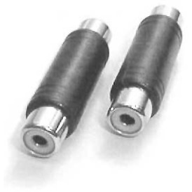 Hosa Couplers, RCA to Same, 2 pc