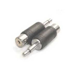 Hosa Adaptors, RCA to 3.5 mm TS, 2 pc Hosa Adaptors, RCA to 3.5 mm TS, 2 pc