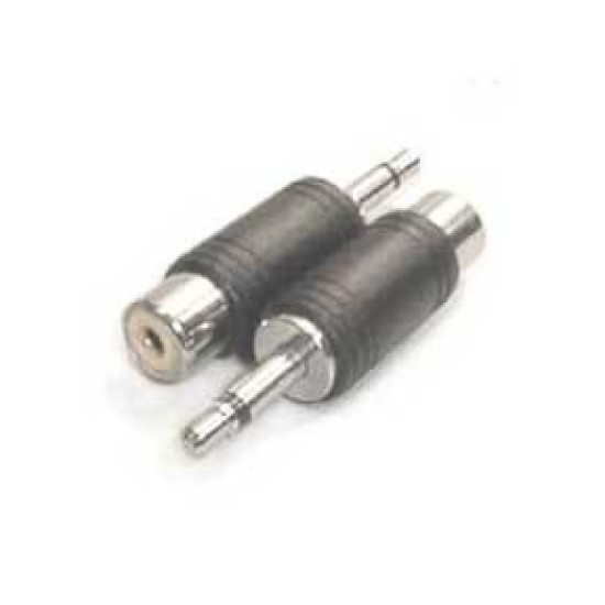 Hosa Adaptors, RCA to 3.5 mm TS, 2 pc