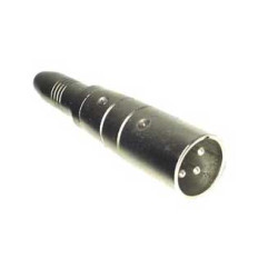 Hosa Adaptor, 1/4 in TRS to XLR3M Hosa Adaptor, 1/4 in TRS to XLR3M