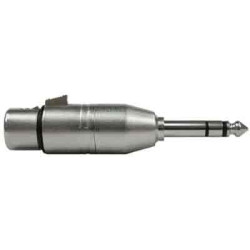 Hosa Adaptor, XLR3F to 1/4 in TRS Hosa Adaptor, XLR3F to 1/4 in TRS