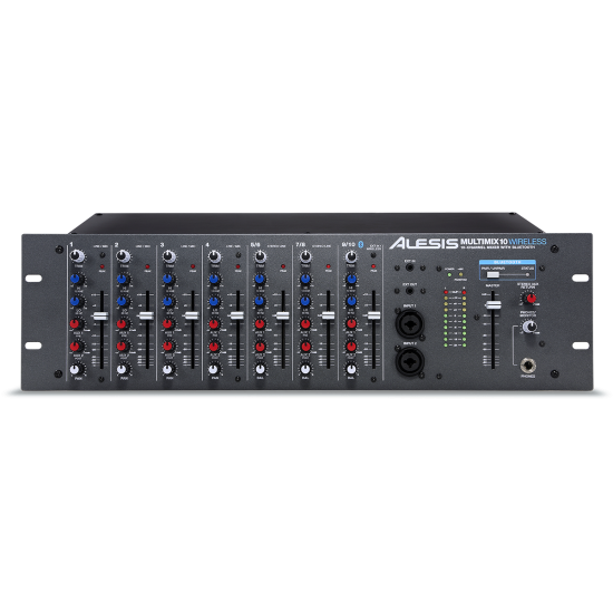 Alesis Multimix 10 Wireless 10-Channel Mixer with Integrated Bluetooth Wireless Capability