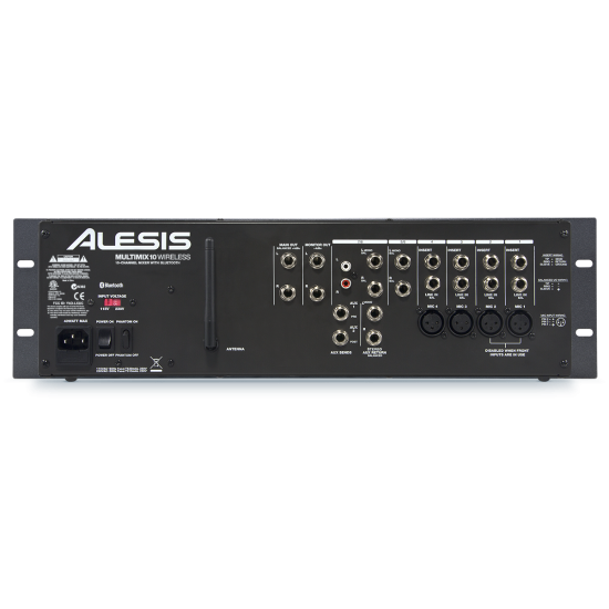 Alesis Multimix 10 Wireless 10-Channel Mixer with Integrated Bluetooth Wireless Capability Alesis Multimix 10 Wireless 10-Channel Mixer with Integrated Bluetooth Wireless Capability