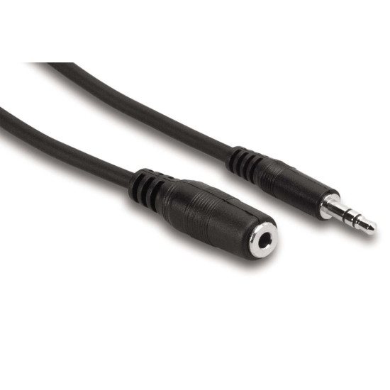 Hosa Headphone Extension Cable, 3.5 mm TRS to 3.5 mm TRS, 10 ft
