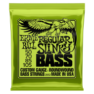 Ernie Ball REGULAR SLINKY NICKEL WOUND ELECTRIC BASS STRINGS - 50-105 GAUGE Ernie Ball REGULAR SLINKY NICKEL WOUND ELECTRIC BASS STRINGS - 50-105 GAUGE