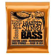 Ernie Ball HYBRID SLINKY NICKEL WOUND ELECTRIC BASS STRINGS - 45-105 GAUGE Ernie Ball HYBRID SLINKY NICKEL WOUND ELECTRIC BASS STRINGS - 45-105 GAUGE