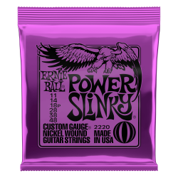 Ernie Ball POWER SLINKY NICKEL WOUND ELECTRIC GUITAR STRINGS - 11-48 GAUGE Ernie Ball POWER SLINKY NICKEL WOUND ELECTRIC GUITAR STRINGS - 11-48 GAUGE