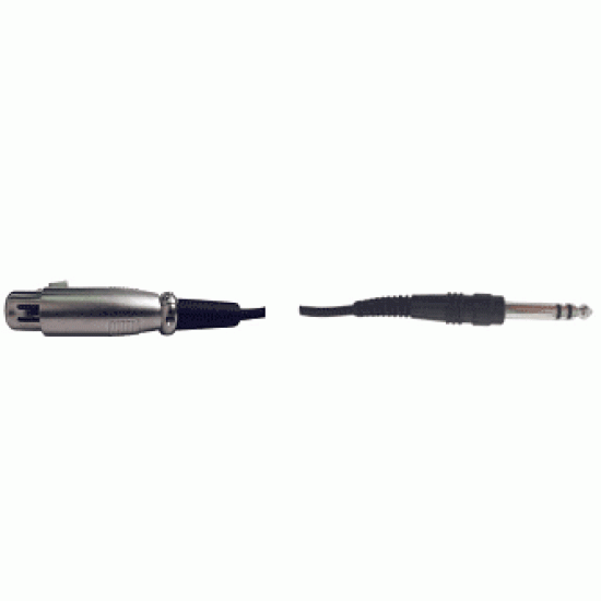 Hosa Balanced Interconnect, XLR3F to 1/4 in TRS, 3 ft