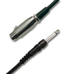 Hosa Unbalanced Interconnect, XLR3F to 1/4 in TS, 2 ft Hosa Unbalanced Interconnect, XLR3F to 1/4 in TS, 2 ft