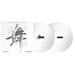 Pioneer Rekordbox RB-VD2 Control Vinyl Pair, White Pioneer Rekordbox RB-VD2 Control Vinyl Pair, White