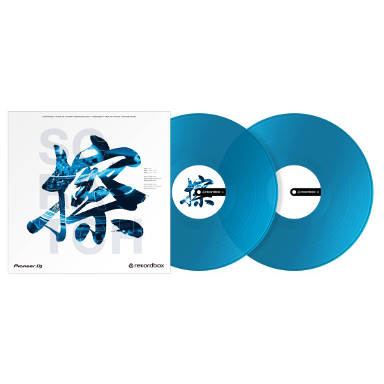Pioneer Rekordbox RB-VD2 Control Vinyl Pair, Blue