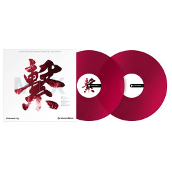 Pioneer Rekordbox RB-VD2 Control Vinyl Pair, Red Pioneer Rekordbox RB-VD2 Control Vinyl Pair, Red