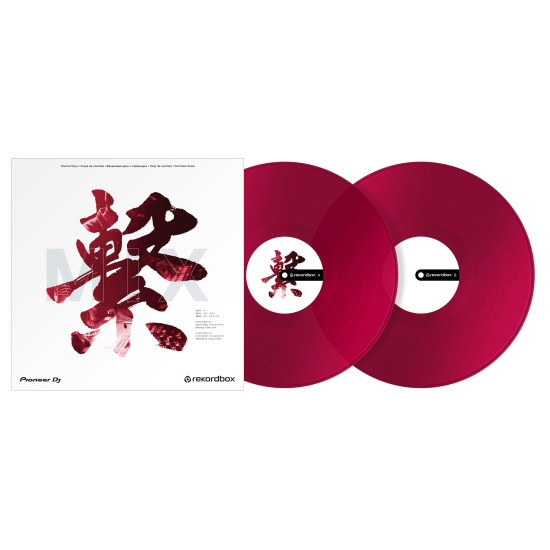 Pioneer Rekordbox RB-VD2 Control Vinyl Pair, Red