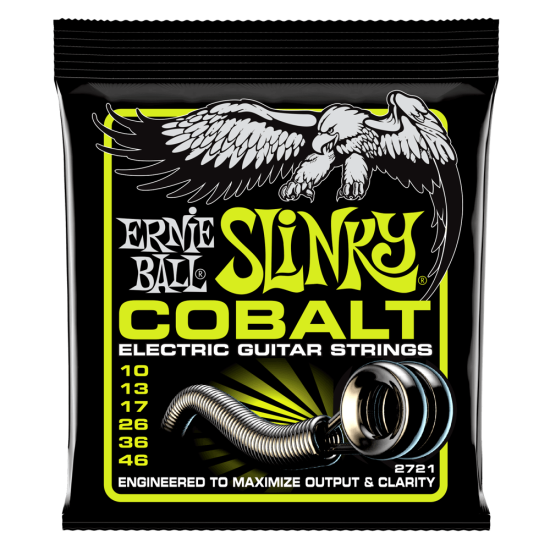 Ernie Ball REGULAR SLINKY COBALT ELECTRIC GUITAR STRINGS - 10-46 GAUGE