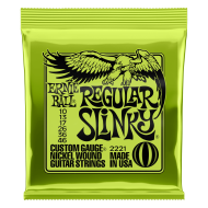Ernie Ball REGULAR SLINKY NICKEL WOUND ELECTRIC GUITAR STRINGS - 10-46 GAUGE Ernie Ball REGULAR SLINKY NICKEL WOUND ELECTRIC GUITAR STRINGS - 10-46 GAUGE