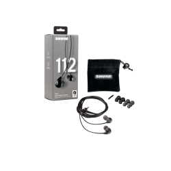 Shure SE112 Sound Isolating Earphones, Grey