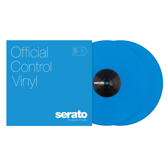 Serato Control Vinyl Neon Series Limited Editon 2x12" Blue