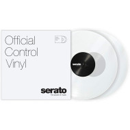 Serato Control Vinyl Pair, Clear Serato Control Vinyl Pair, Clear