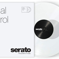 Serato Control Vinyl Pair, Clear