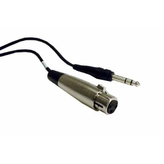 Hosa Balanced Interconnect, 1/4 in TRS to XLR3M, 3 ft