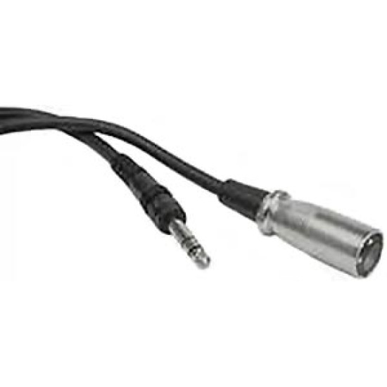 Hosa Balanced Interconnect, 1/4 in TRS to XLR3M, 2 ft