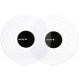 Serato Control Vinyl Pair, Clear