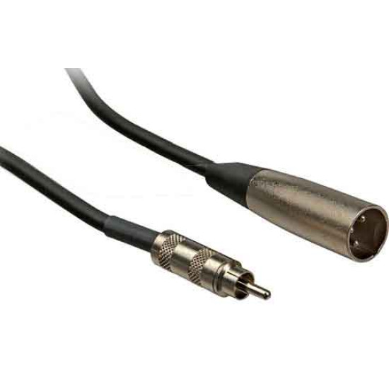 Hosa Unbalanced Interconnect, RCA to XLR3M, 2 ft