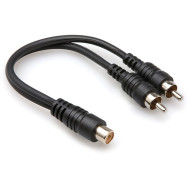 Hosa Y Cable, RCAF to Dual RCA Hosa Y Cable, RCAF to Dual RCA