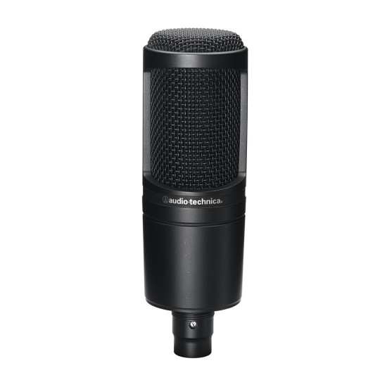 Audio-Technica AT2020 Cardioid Condenser Studio XLR Microphone, Black